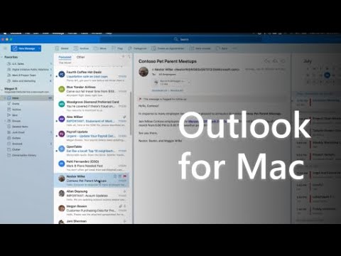youtube getting outlook for mac to autopopulate mail